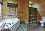 Master Bath with Jetted Tub and Full Size Shower